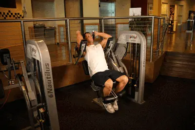 Animation of Ab Crunch Machine