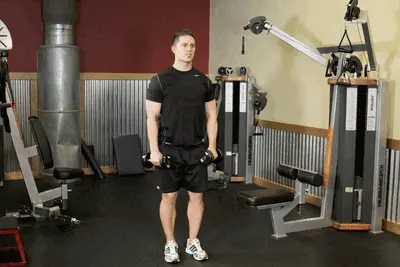 Animation of Alternating Deltoid Raise