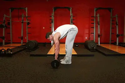 Animation of Barbell Ab Rollout