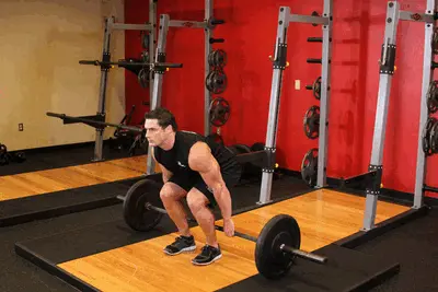 Animation of Barbell Hack Squat