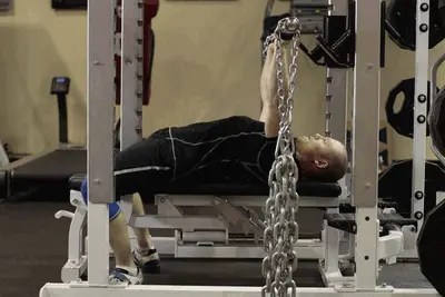 Animation of Bench Press with Chains
