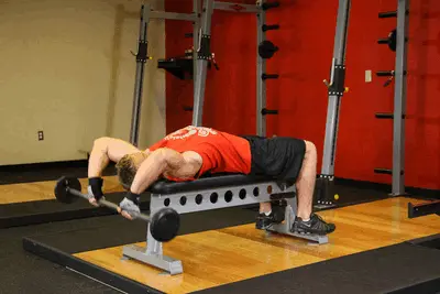 Animation of Bent-Arm Barbell Pullover