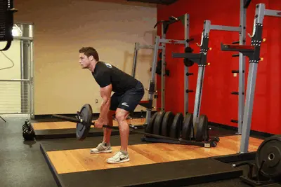 Animation of Bent Over One-Arm Long Bar Row