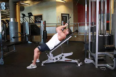 Animation of Cable Incline Triceps Extension