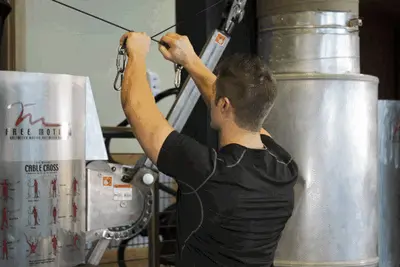 Animation of Cable Rear Delt Fly