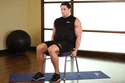 Animation of Chair Leg Extended Stretch