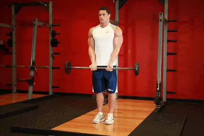 Animation of Close-Grip Standing Barbell Curl