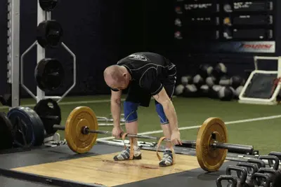 Animation of Deadlift with Bands