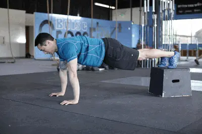 Animation of Decline Push-Up