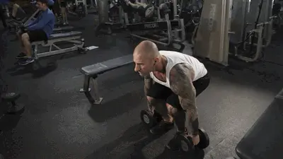 Animation of Dumbbell Clean