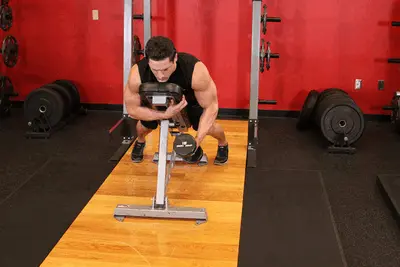 Animation of Dumbbell Lying One-Arm Rear Lateral Raise