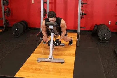 Animation of Dumbbell Lying Rear Lateral Raise