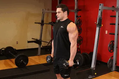 Animation of Dumbbell Raise