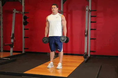 Animation of Dumbbell Rear Lunge