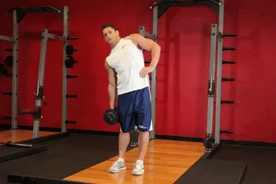 Animation of Dumbbell Side Bend
