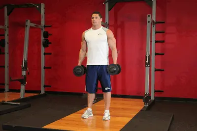Animation of Dumbbell Squat