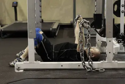 Animation of Floor Press with Chains