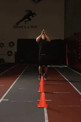 Animation of Front Cone Hops (or hurdle hops)