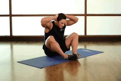 Animation of Groin and Back Stretch