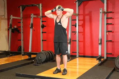Animation of Isometric Neck Exercise - Front And Back