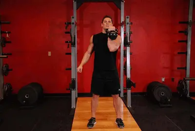 Animation of Kettlebell Arnold Press