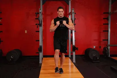 Animation of Kettlebell Pistol Squat