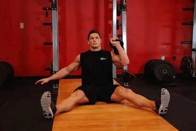 Animation of Kettlebell Seated Press