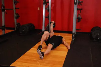 Animation of Kettlebell Turkish Get-Up (Lunge style)
