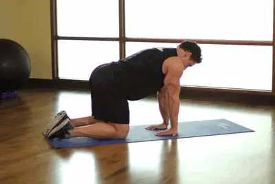 Animation of Kneeling Forearm Stretch