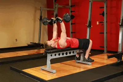 Animation of Lying Close-Grip Barbell Triceps Press To Chin