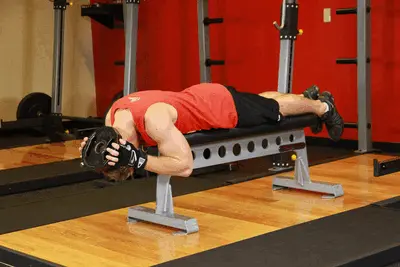 Animation of Lying Face Down Plate Neck Resistance