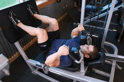 Animation of Lying Machine Squat
