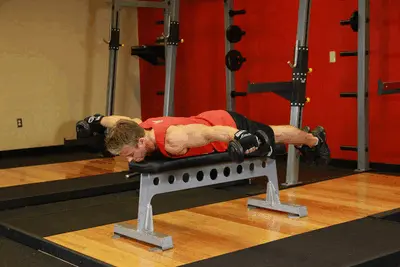 Animation of Lying Rear Delt Raise