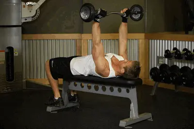 Animation of Lying Triceps Press