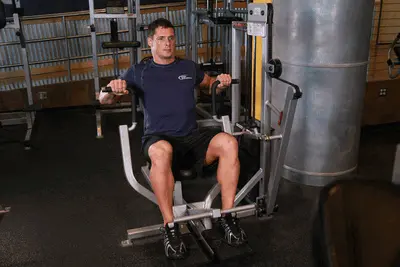 Animation of Machine Bench Press