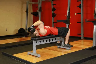 Animation of One Arm Supinated Dumbbell Triceps Extension